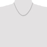 Load image into Gallery viewer, 10k White Gold 3mm Diamond-cut Quadruple Rope Chain
