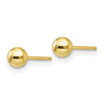 Load image into Gallery viewer, 10K Yellow Gold Polished Ball Post Earrings
