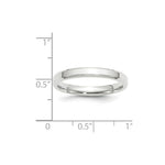 Load image into Gallery viewer, 10K White Gold 3mm Bevel Edge Comfort Fit Wedding Band Ring

