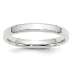 Load image into Gallery viewer, 10K White Gold 3mm Bevel Edge Comfort Fit Wedding Band Ring
