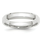 Load image into Gallery viewer, 10K White Gold 4mm Bevel Edge Comfort Fit Wedding Band Ring

