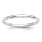 Load image into Gallery viewer, 10K White Gold 2mm Standard Comfort Fit Wedding Band Ring
