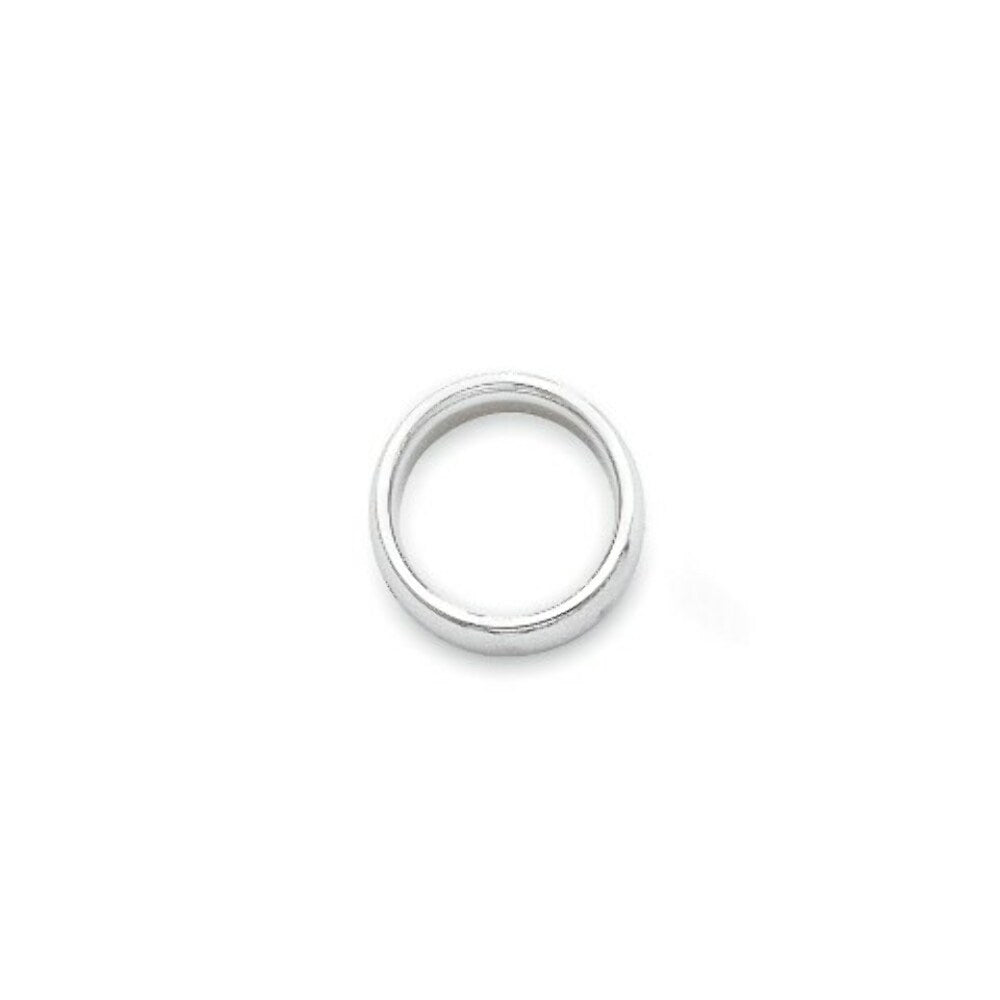 10K White Gold 3mm Standard Comfort Fit Wedding Band Ring