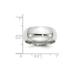 Load image into Gallery viewer, 10K White Gold 8mm Standard Comfort Fit Wedding Band Ring
