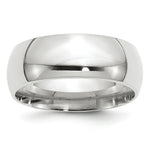 Load image into Gallery viewer, 10K White Gold 8mm Standard Comfort Fit Wedding Band Ring
