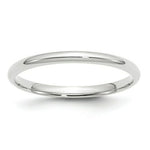 Load image into Gallery viewer, 10K White Gold 2mm Comfort Fit Wedding Band Ring
