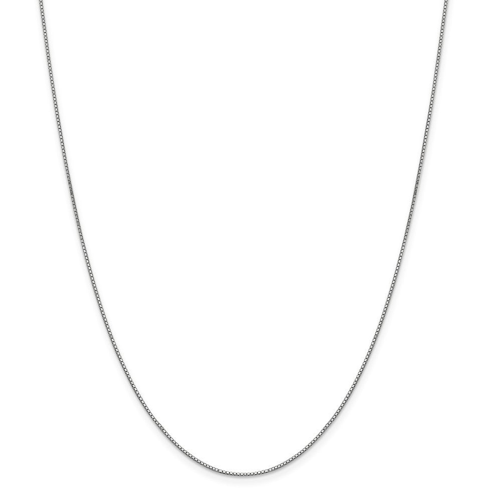 Leslies 14K White Gold Box w/Lobster Chain Necklace  Length 16'' inches