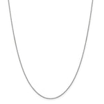 Load image into Gallery viewer, Leslies 14K White Gold Box w/Lobster Chain Necklace  Length 16'' inches
