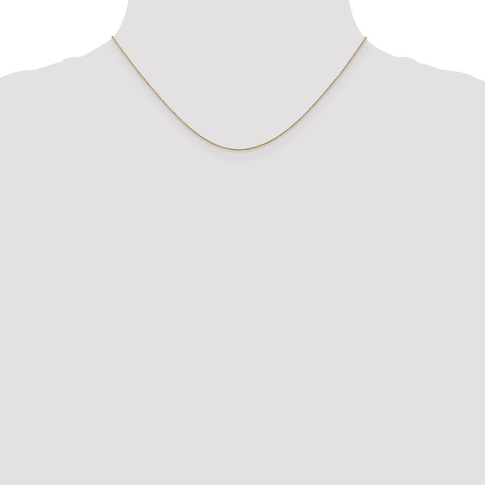 Leslies 14K Yellow Gold Round Cable Chain Necklace  Length 16'' inches
