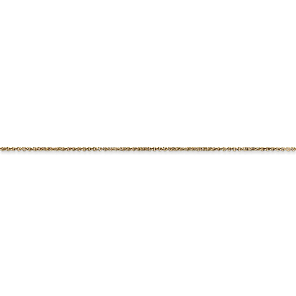 Leslies 14K Yellow Gold Round Cable Chain Necklace  Length 16'' inches
