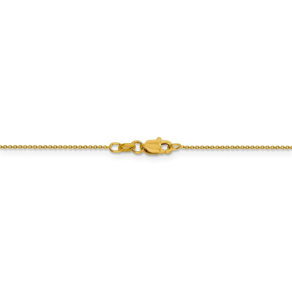 Leslies 14K Yellow Gold Round Cable Chain Necklace  Length 16'' inches