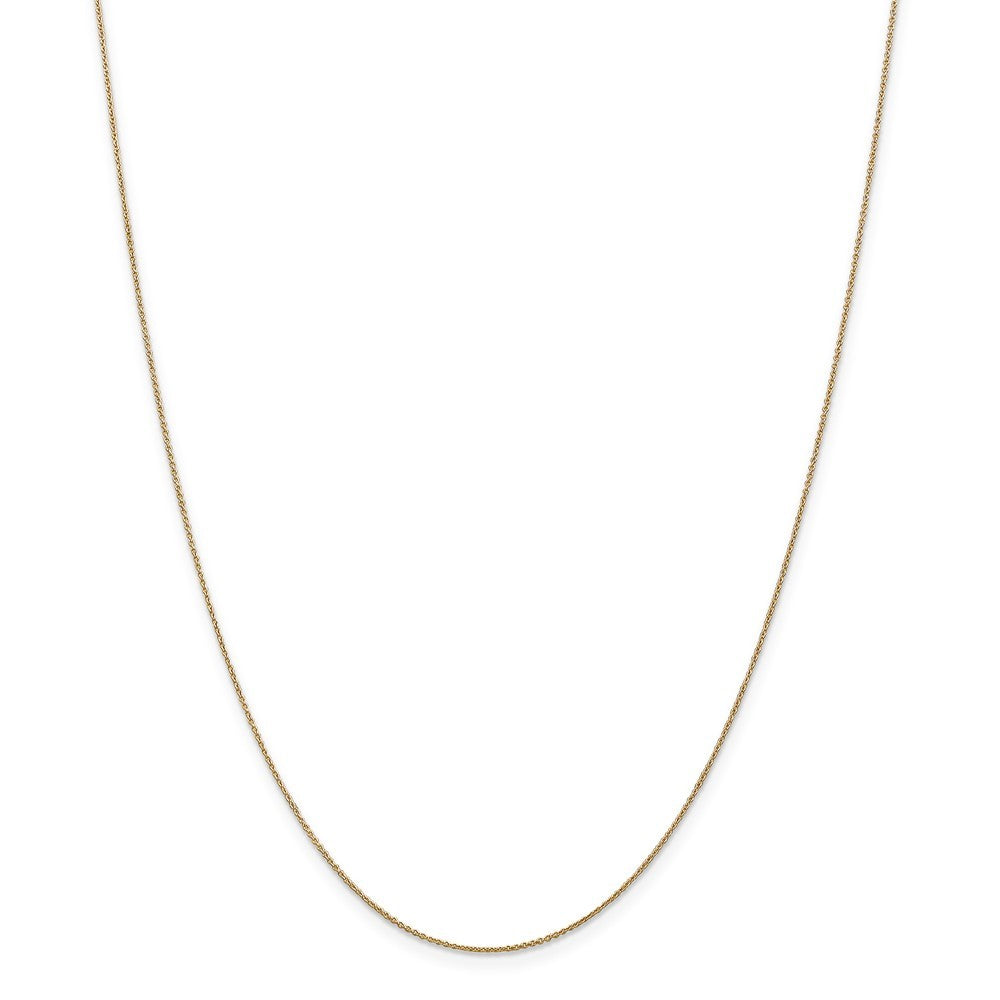 Leslies 14K Yellow Gold Round Cable Chain Necklace  Length 16'' inches
