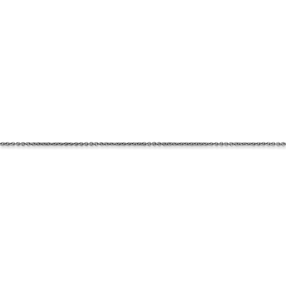 Leslies 14K White Gold Round Cable Chain Necklace  Length 16'' inches