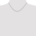 Load image into Gallery viewer, Leslies 14K White Gold Diamond-cut Quadra Wheat Chain Necklace  Length 16'' inches
