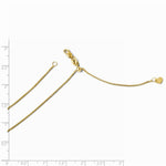 Load image into Gallery viewer, Leslies 14K Yellow Gold Adjustable Wheat Chain Necklace  Length 22'' inches
