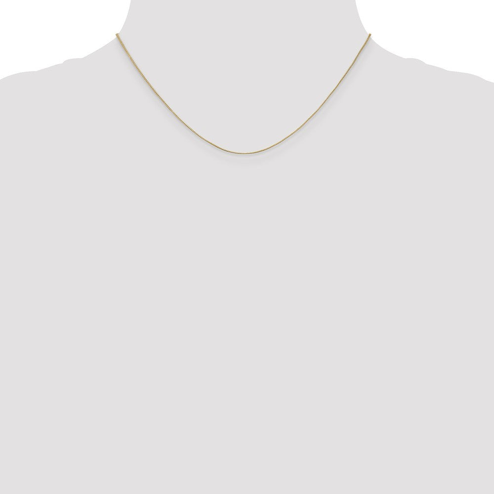 Leslies 14K Yellow Gold Baby Box Chain Necklace  Length 16'' inches