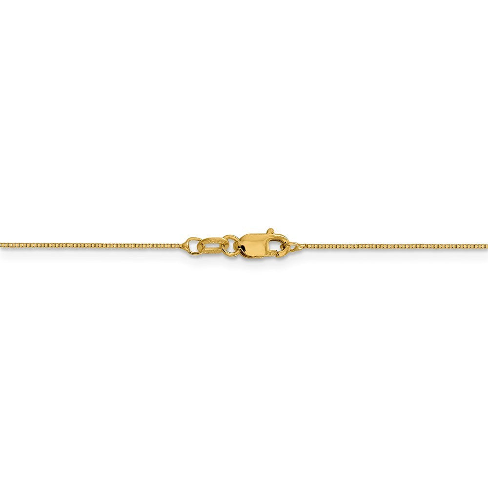 Leslies 14K Yellow Gold Baby Box Chain Necklace  Length 16'' inches