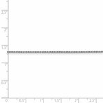 Load image into Gallery viewer, Leslies 14K White Gold Sparkle Round Box Chain 1.1 Width Necklace  Length 16'' inches
