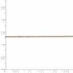 Load image into Gallery viewer, Leslies 14K Yellow Gold .80mm Round Diamond-cut Wheat Necklace  Length 16'' inches
