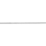 Load image into Gallery viewer, Leslies 14K White Gold .80mm Round Diamond-cut Wheat Necklace  Length 16'' inches

