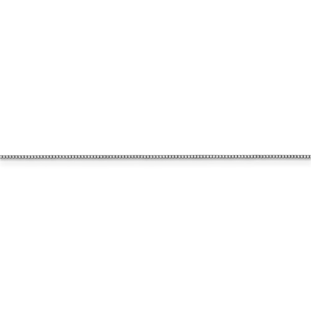 Leslies 14K White Gold Box w/Lobster Chain Necklace  Length 16'' inches