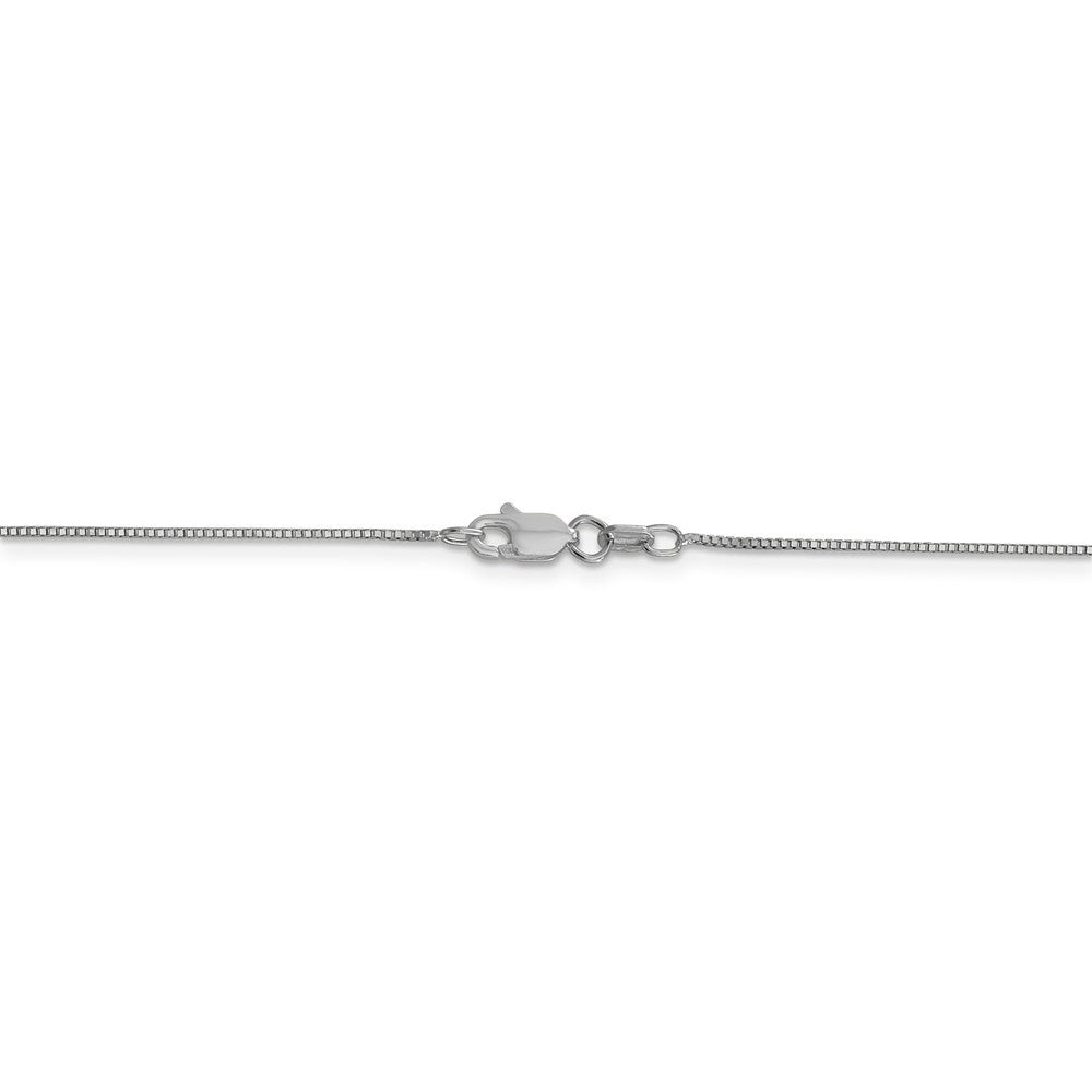 Leslies 14K White Gold Box w/Lobster Chain Necklace  Length 16'' inches