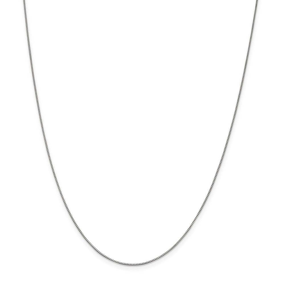 Leslies 14K White Gold Box w/Lobster Chain Necklace  Length 16'' inches
