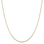 Load image into Gallery viewer, Leslies 14K Yellow Gold Octagonal Sparkle Box Chain Necklace  Length 16'' inches
