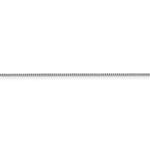 Load image into Gallery viewer, Leslies 14K White Gold Octagon Sparkle Box Chain Necklace  Length 16'' inches
