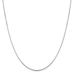 Load image into Gallery viewer, Leslies 14K White Gold Octagon Sparkle Box Chain Necklace  Length 16'' inches
