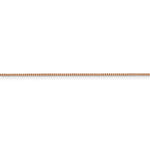 Load image into Gallery viewer, Leslies 14K Rose Gold Octagon Sparkle Box Chain Necklace  Length 16'' inches
