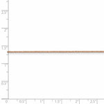 Load image into Gallery viewer, Leslies 14K Rose Gold Octagon Sparkle Box Chain Necklace  Length 16'' inches
