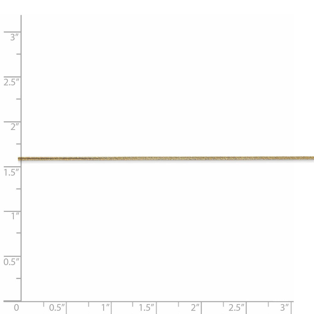 Leslies 14K Yellow Gold Snake Chain Necklace  Length 16'' inches