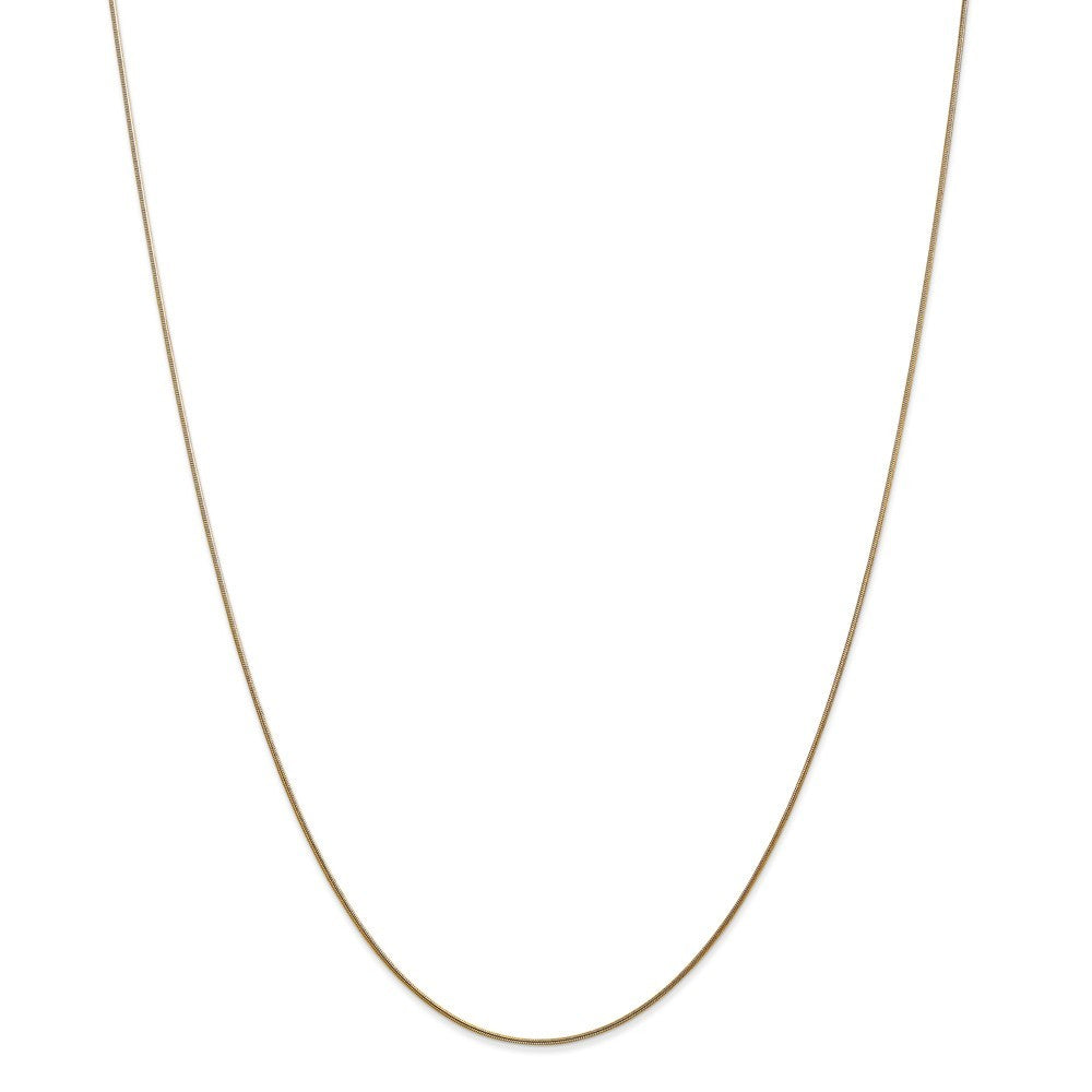 Leslies 14K Yellow Gold Snake Chain Necklace  Length 16'' inches