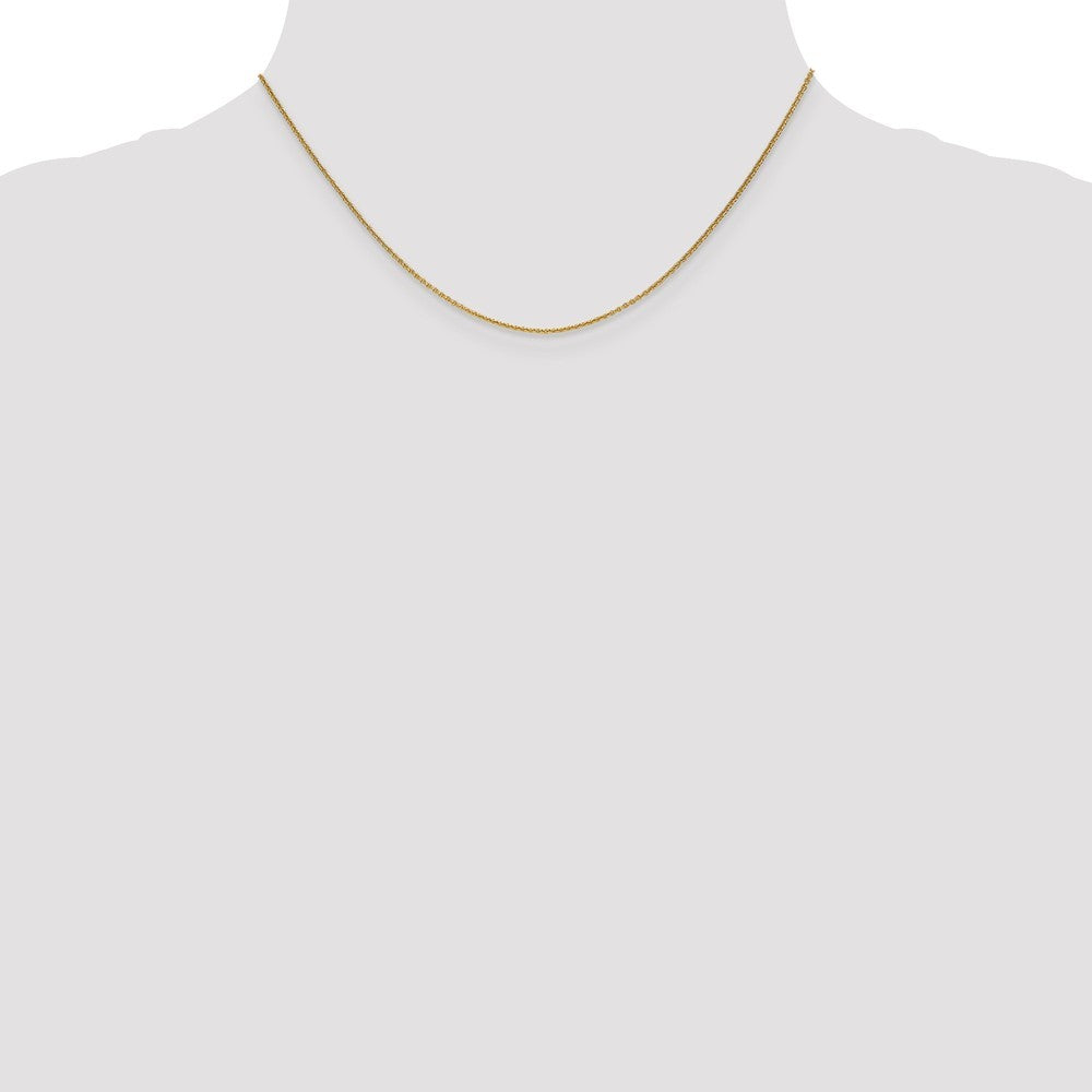 Leslies 14K Yellow Gold Round Cable Chain Necklace  Length 16'' inches