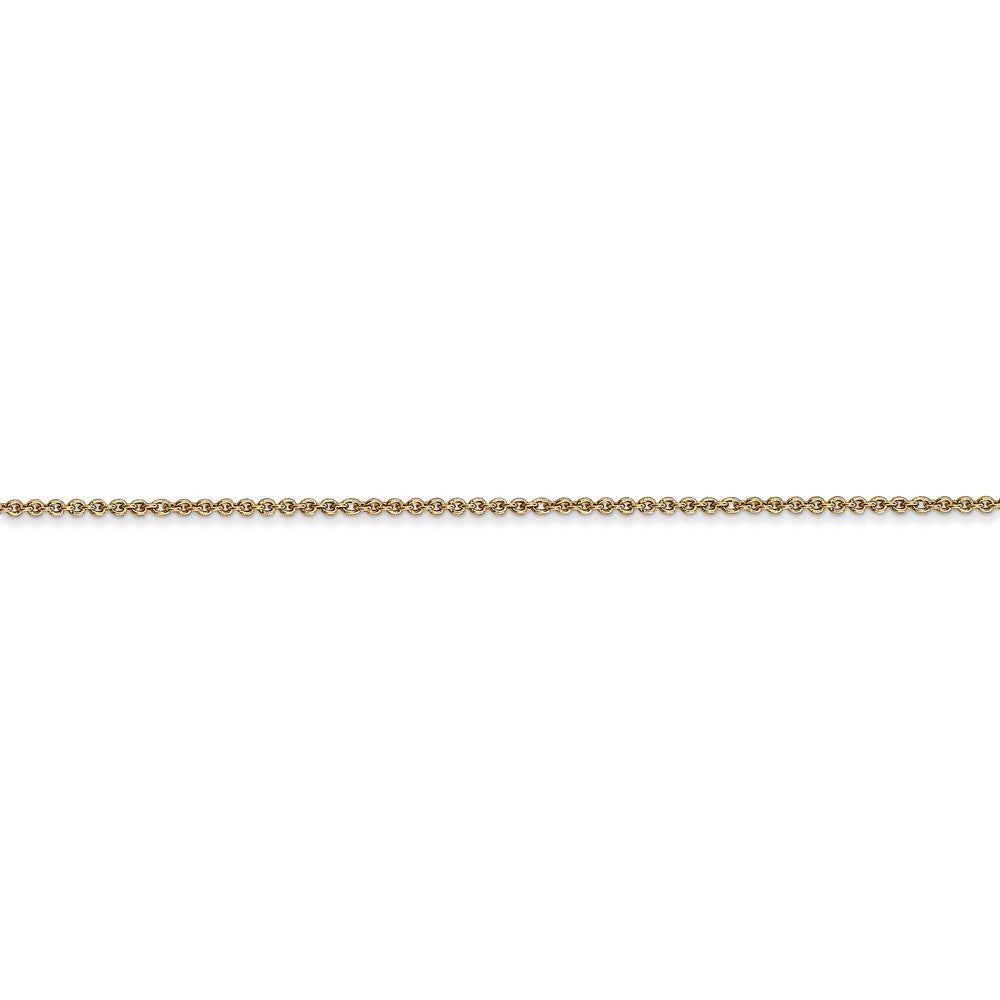Leslies 14K Yellow Gold Round Cable Chain Necklace  Length 16'' inches