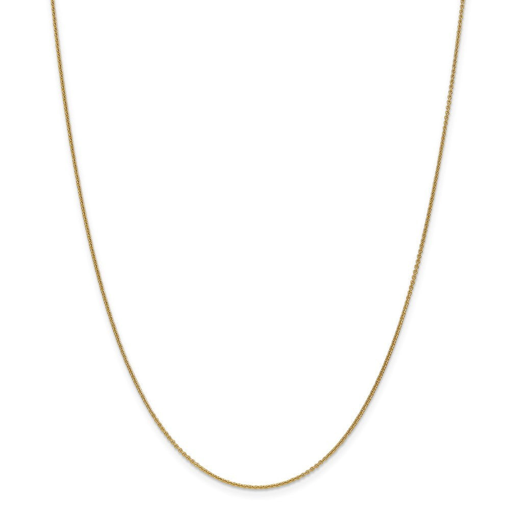 Leslies 14K Yellow Gold Round Cable Chain Necklace  Length 16'' inches