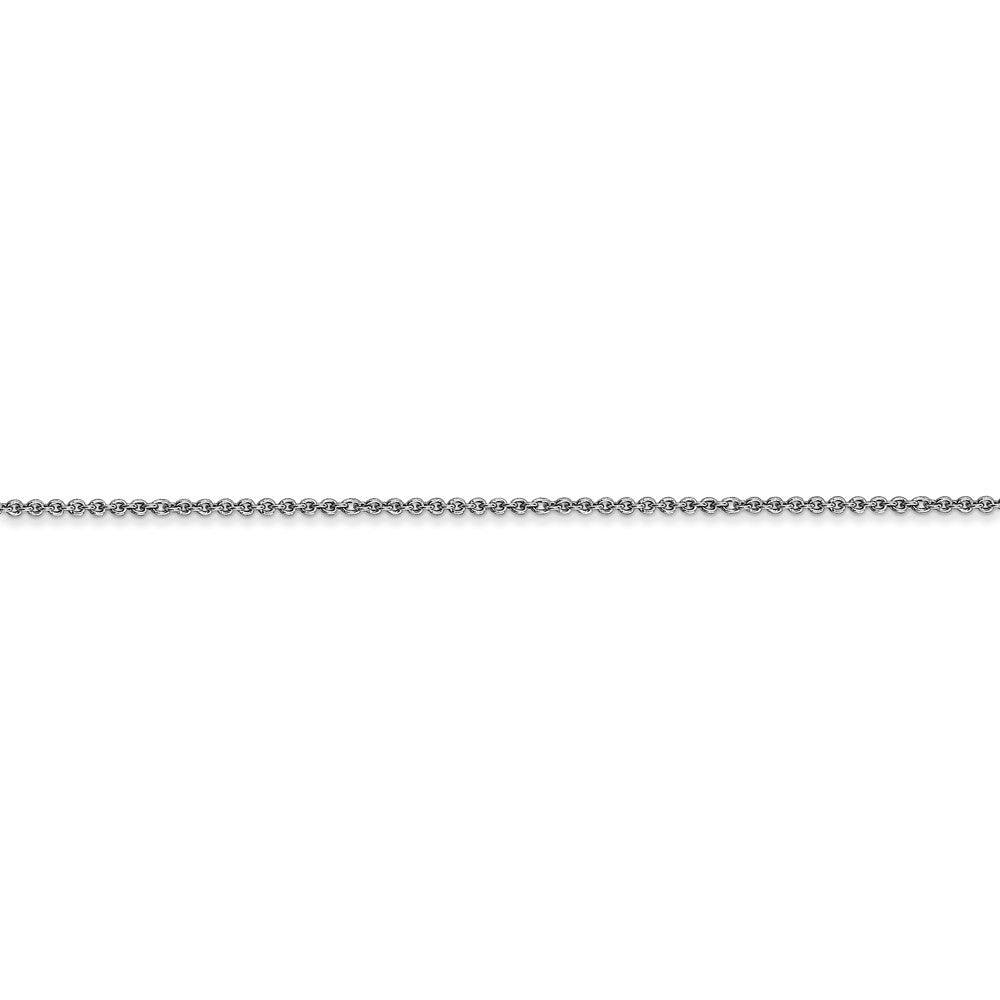 Leslies 14K White Gold Round Cable Chain Necklace  Length 16'' inches