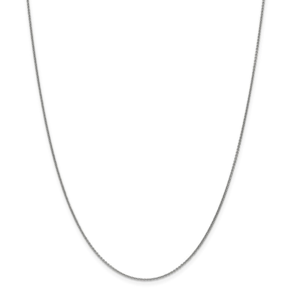 Leslies 14K White Gold Round Cable Chain Necklace  Length 16'' inches