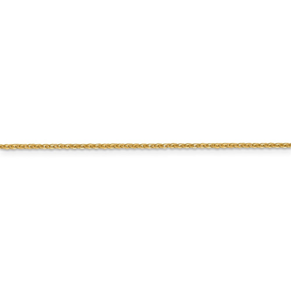 Leslies 14K Yellow Gold Flat Cable Chain Necklace  Length 16'' inches
