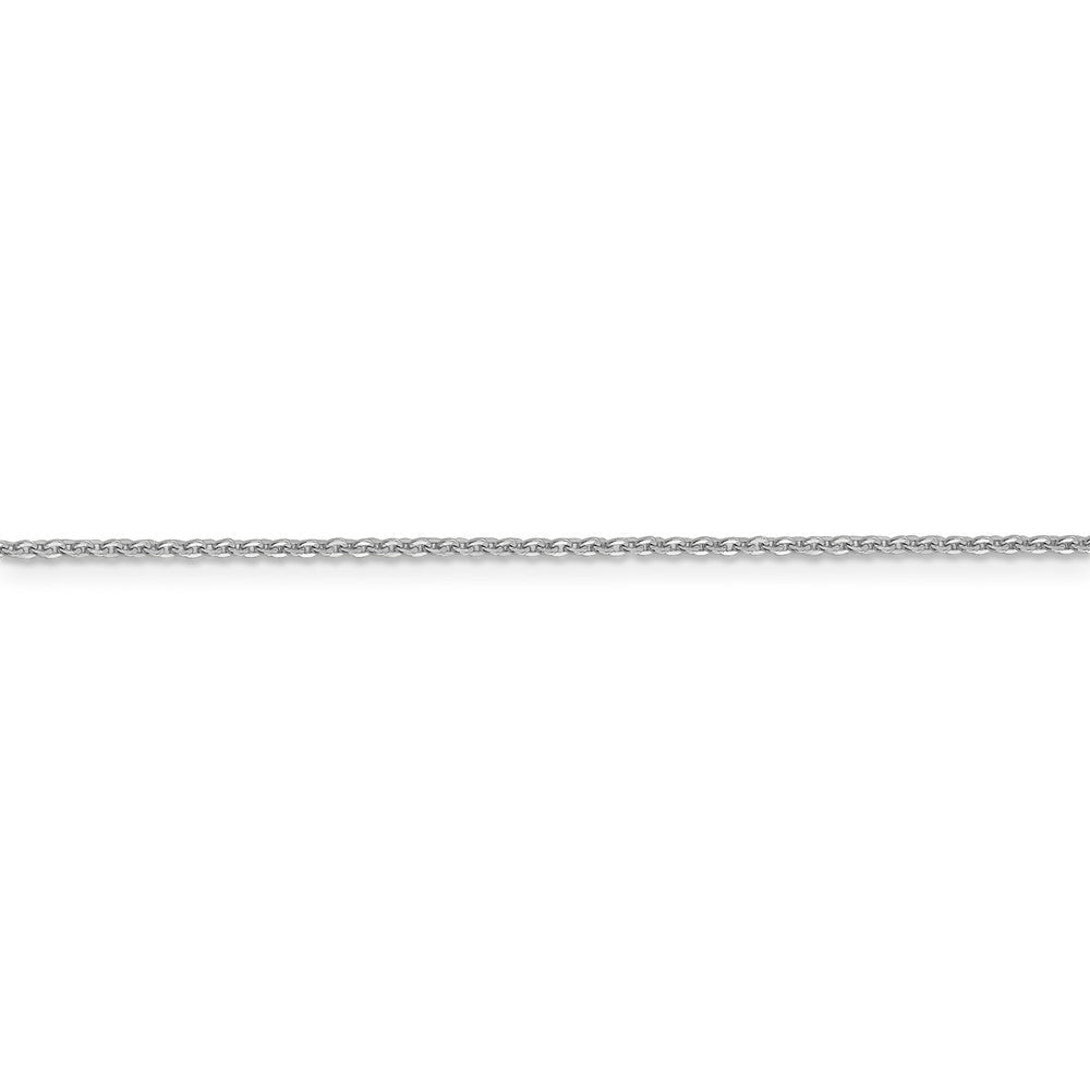 Leslies 14K White Gold Flat Cable Chain Necklace  Length 16'' inches