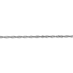 Load image into Gallery viewer, Leslies 14K White Gold Singapore Chain Necklace  Length 16'' inches
