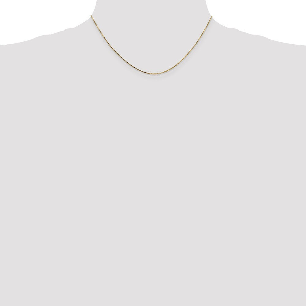 Leslies 14K Yellow Gold Box w/Lobster Chain Necklace  Length 16'' inches