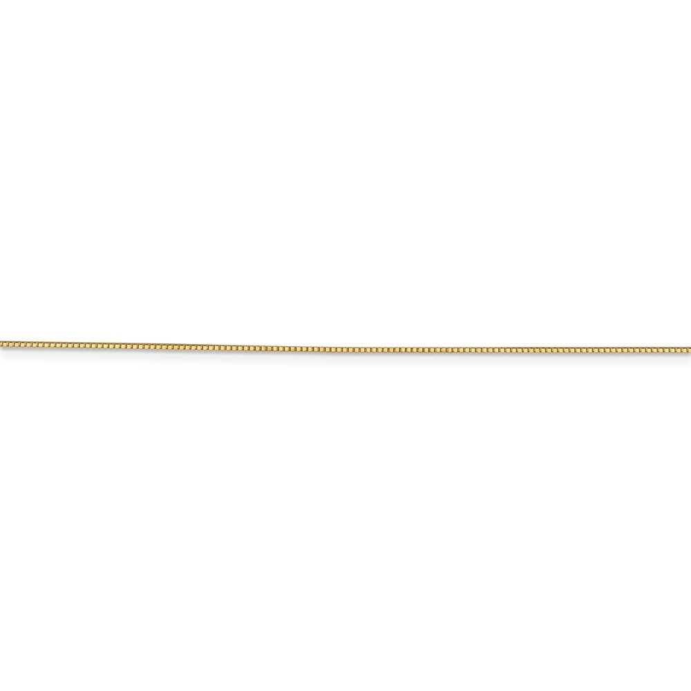 Leslies 14K Yellow Gold Box w/Lobster Chain Necklace  Length 16'' inches