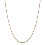 Load image into Gallery viewer, Leslies 14K Yellow Gold Singapore Chain w/Lock Necklace  Length 16'' inches
