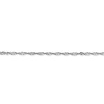 Load image into Gallery viewer, Leslies 14K White Gold Singapore Chain Necklace  Length 16'' inches
