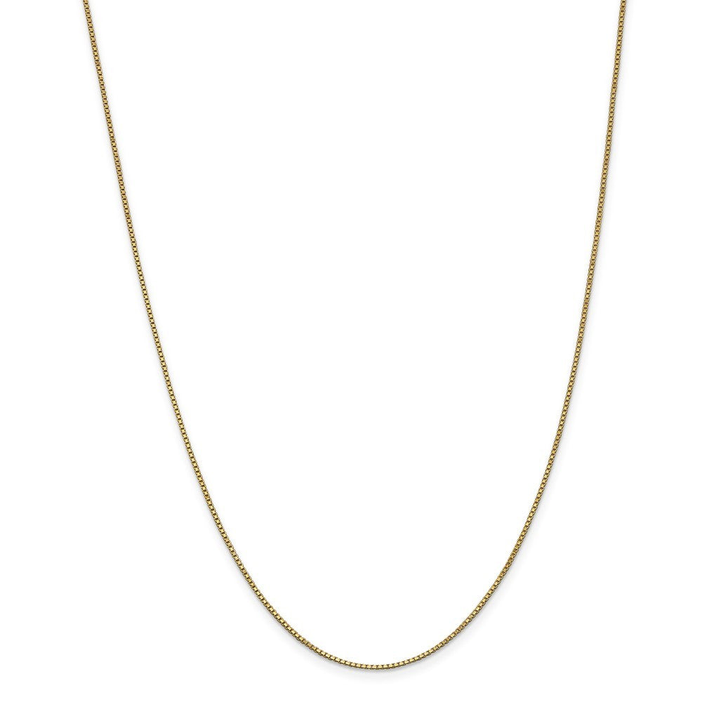 Leslies 14K Yellow Gold Box w/ Lobster Chain Necklace  Length 16'' inches
