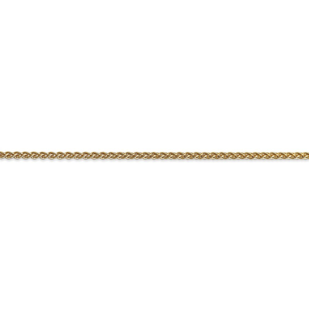 Leslies 14K Yellow Gold 2.1mm Wheat Chain Necklace  Length 16'' inches