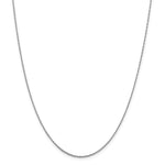 Load image into Gallery viewer, Leslies 14K White Gold Pendant Rope Chain Necklace  Length 16'' inches
