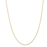 Load image into Gallery viewer, Leslies 14K Yellow Gold Light Singapore Chain Necklace  Length 16'' inches
